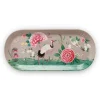 Tortenteller|Pip Studio Blushing Birds Tortenteller Rechteckig Khaki