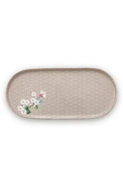 Tortenteller|Pip Studio Blushing Birds Zucker- Und Milchschale Khaki
