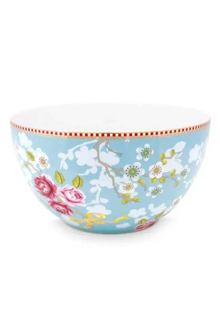 Schalen|Pip Studio Early Bird Schale Chinese Rose 18 Cm Blau