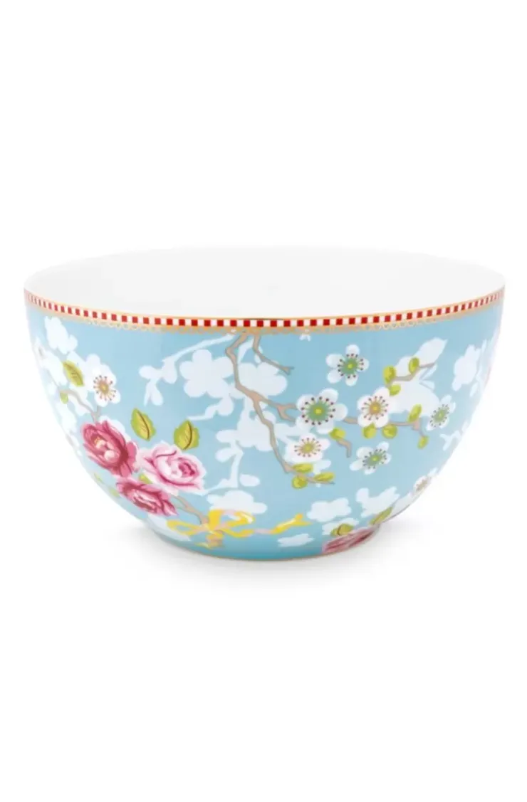 Schalen|Pip Studio Early Bird Schale Chinese Rose 18 Cm Blau