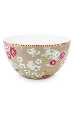 Schalen|Pip Studio Early Bird Schale Chinese Rose 18 Cm Khaki