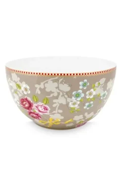 Schalen|Pip Studio Early Bird Schale Chinese Rose 18 Cm Khaki