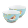 Schalen|Pip Studio Early Bird Set/2 Schalen 15 Cm Blau