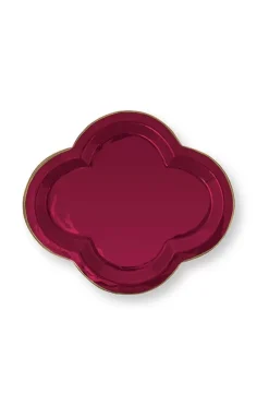 Schale Und Tabletts|Pip Studio Fancy Schale Gross Dunkel Rosa