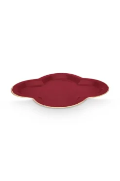 Schale Und Tabletts|Pip Studio Fancy Schale Gross Dunkel Rosa