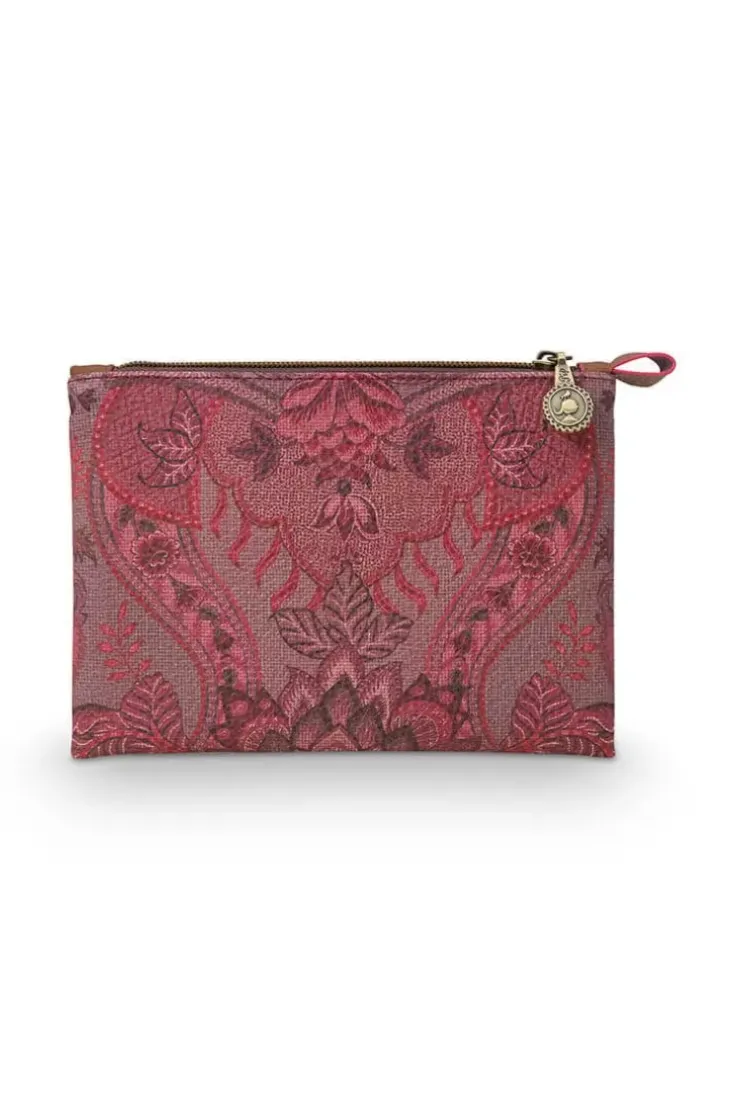 Necessaire|Pip Studio Flaches Necessaire Klein Kyoto Festival/Suki Dunkel Rosa