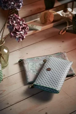 Necessaire|Pip Studio Flaches Necessaire Medium Kyoto Festival Grun