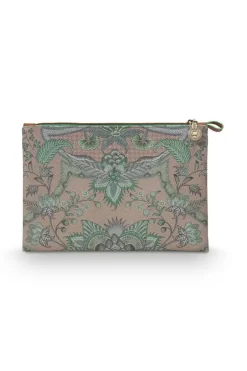Necessaire|Pip Studio Flaches Necessaire Medium Kyoto Festival Grun