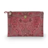 Necessaire|Pip Studio Flaches Necessaire Medium Kyoto Festival Dunkel Rosa
