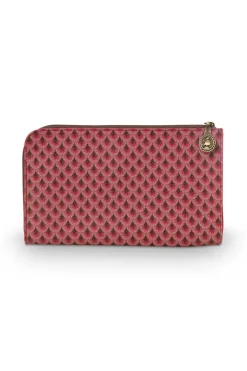 Necessaire|Pip Studio Flaches Necessaire Reisverschluss Suki Rosa