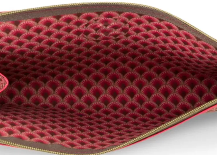 Necessaire|Pip Studio Flaches Necessaire Reisverschluss Suki Rosa