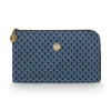 Necessaire|Pip Studio Flaches Necessaire Reisverschluss Suki Blau