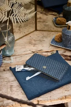 Necessaire|Pip Studio Flaches Necessaire Reisverschluss Suki Blau