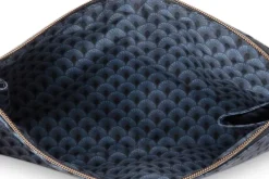 Necessaire|Pip Studio Flaches Necessaire Reisverschluss Suki Blau