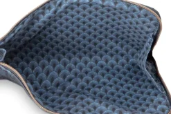 Beautycases|Pip Studio Flaches Necessaire Reisverschluss Kyoto Festival Blau