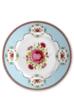 Gebäckteller|Pip Studio Floral Gebäckteller 17 Cm Blau