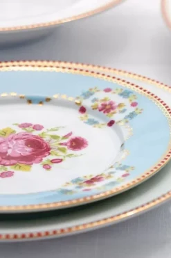 Gebäckteller|Pip Studio Floral Gebäckteller 17 Cm Blau