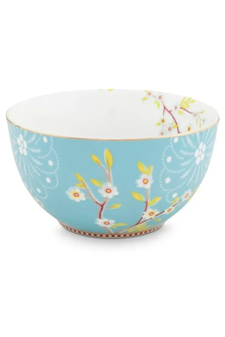 Schalen|Pip Studio Floral Schale Early Bird 15 Cm Blau