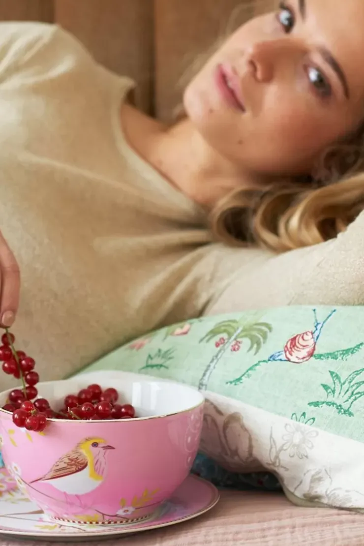 Schalen|Pip Studio Floral Schale Early Bird 15 Cm Rosa