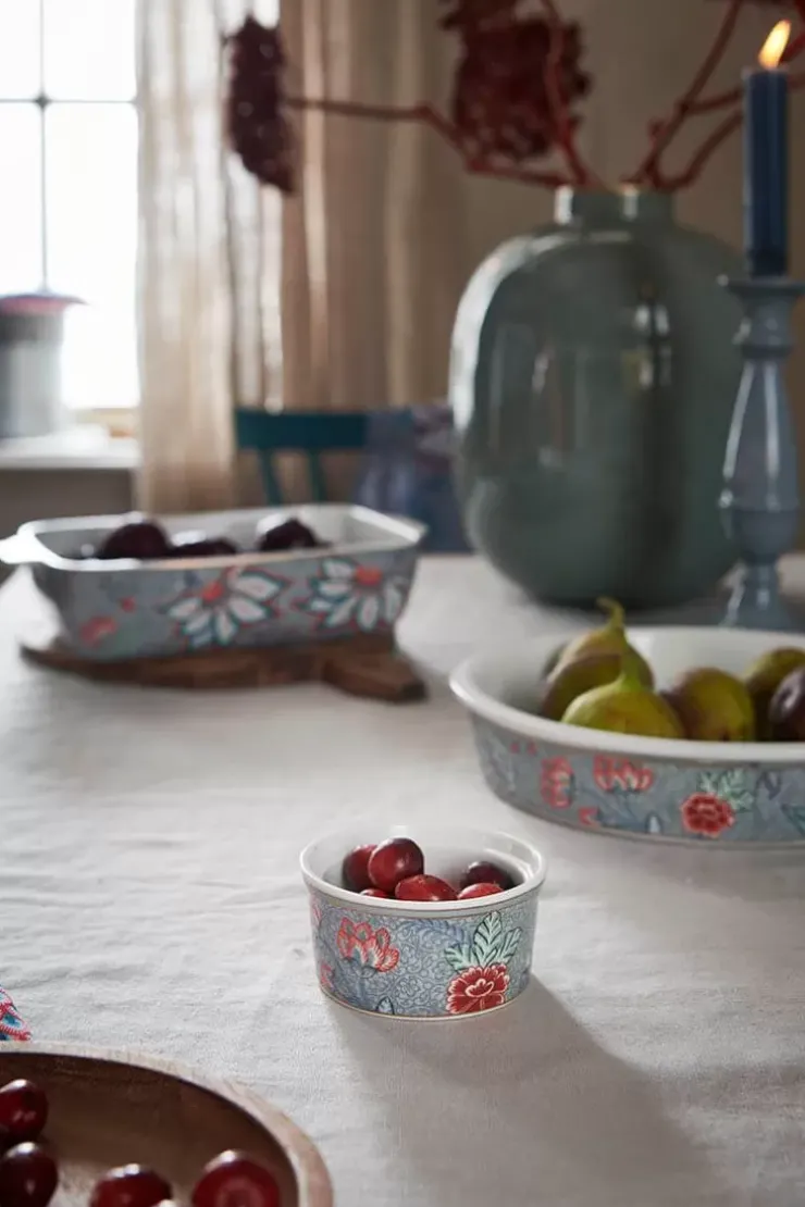 Backgeschirr|Pip Studio Flower Festival Auflaufform Hell Blau