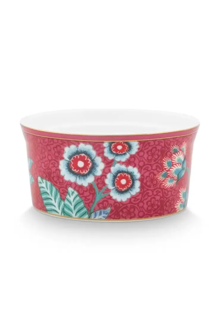 Backgeschirr|Pip Studio Flower Festival Auflaufform Dunkel Rosa