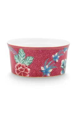 Backgeschirr|Pip Studio Flower Festival Auflaufform Dunkel Rosa