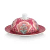 Butterschalen|Pip Studio Flower Festival Butterschale Runden Deco Dunkel Rosa