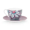 Tasse & Untertasse|Pip Studio Flower Festival Cappuccino Tasse & Undertasse Hellblau