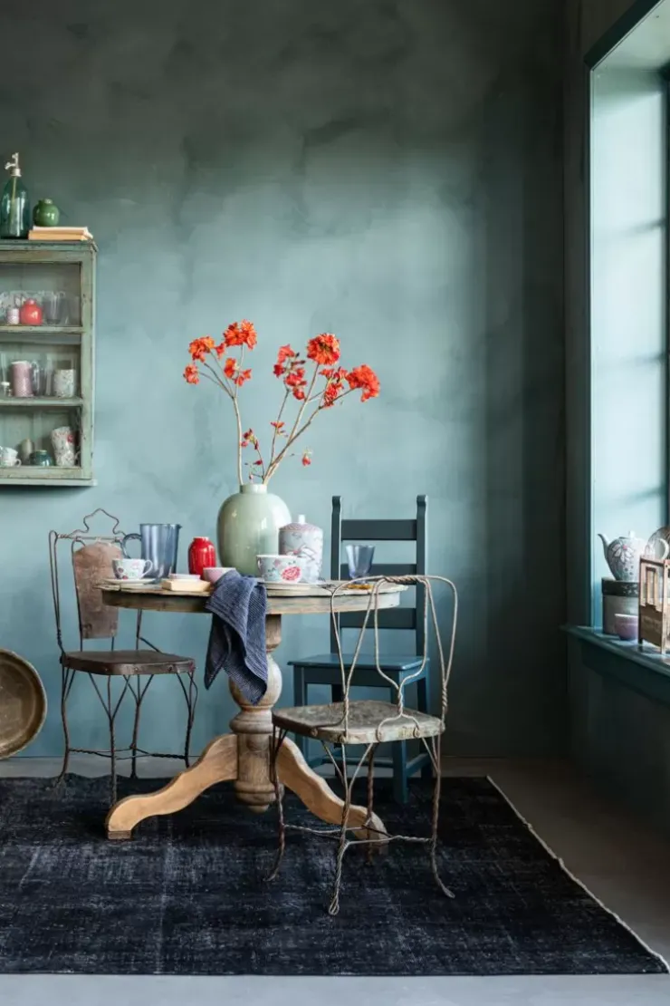 Tasse & Untertasse|Pip Studio Flower Festival Cappuccino Tasse & Undertasse Hellblau