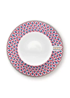 Tasse & Untertasse|Pip Studio Flower Festival Espresso Tasse & Undertasse Hell Blau