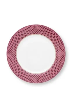Essteller|Pip Studio Flower Festival Esteller Rot/Dunkel 26.5 Cm Rosa
