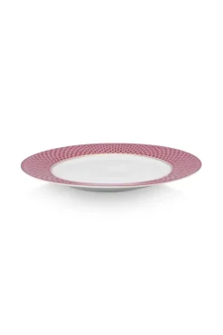 Essteller|Pip Studio Flower Festival Esteller Rot/Dunkel 26.5 Cm Rosa