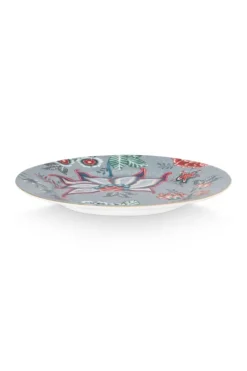 Gebäckteller|Pip Studio Flower Festival Gebäckteller Hell 17 Cm Blau