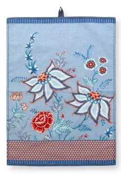 Geschirrtuch|Pip Studio Flower Festival Geschirrtuch Blau