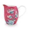 Milchkännchen|Pip Studio Flower Festival Kanne Klein Dunkel Rosa