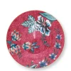 Gebäckteller|Pip Studio Flower Festival Petit Four Dark Pink 12Cm Rosa