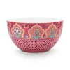 Schalen|Pip Studio Flower Festival Schale Dunkel 18 Cm Rosa