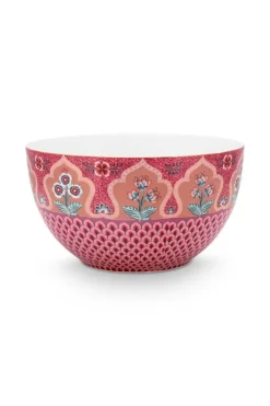 Schalen|Pip Studio Flower Festival Schale Dunkel 18 Cm Rosa