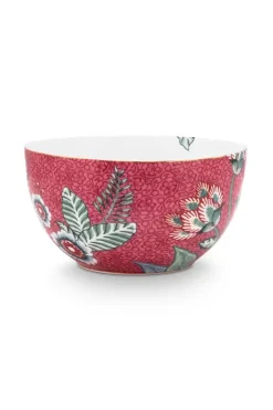 Schalen|Pip Studio Flower Festival Schale Dunkel 12 Cm Rosa