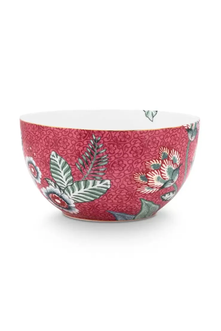 Schalen|Pip Studio Flower Festival Schale Dunkel 12 Cm Rosa