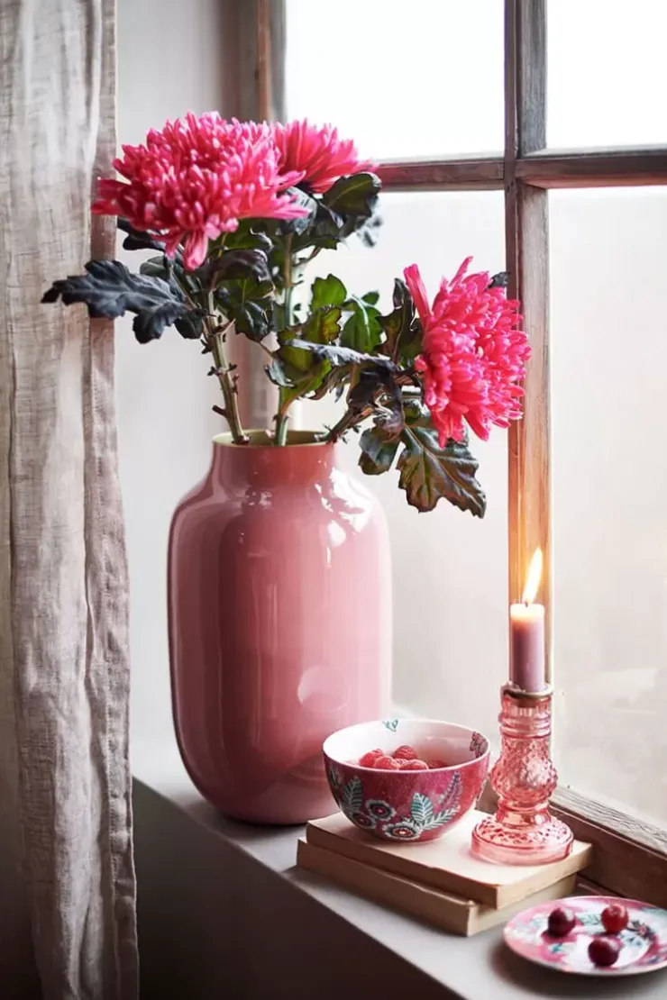 Schalen|Pip Studio Flower Festival Schale Dunkel 12 Cm Rosa
