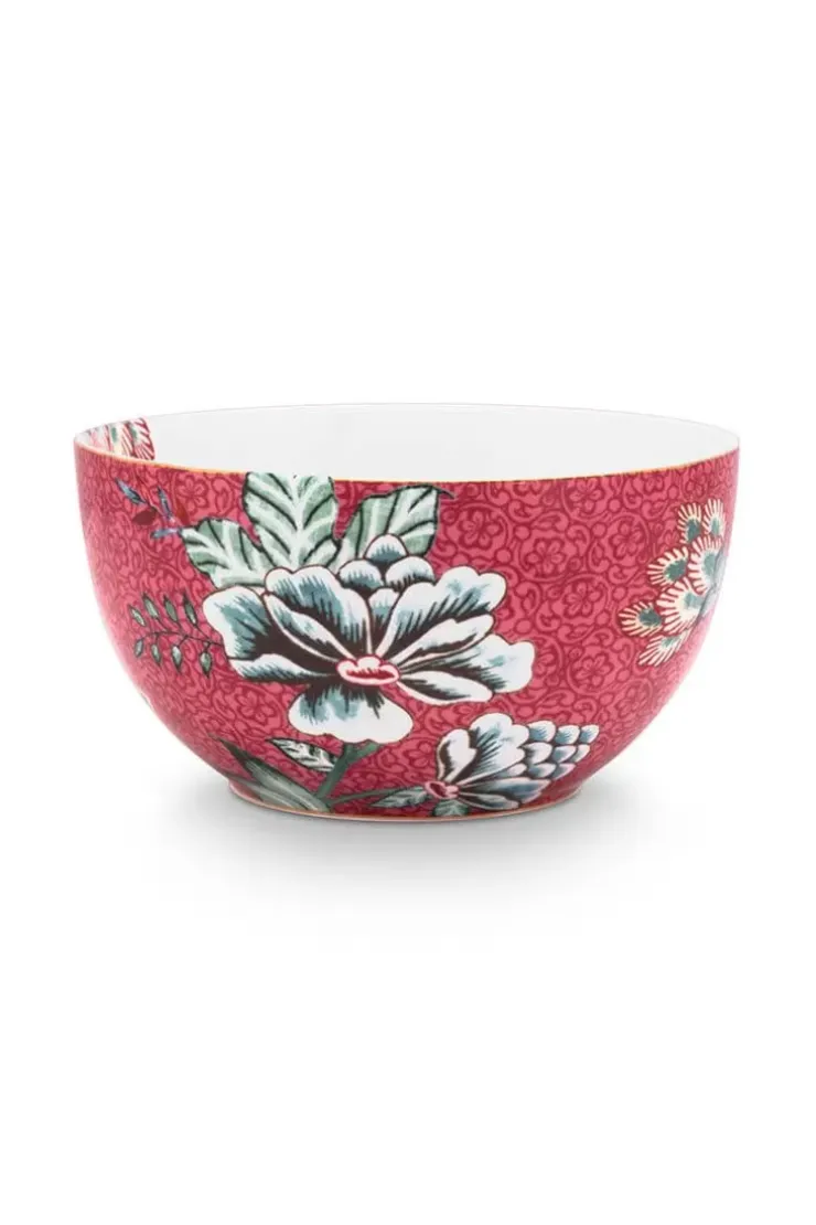 Schalen|Pip Studio Flower Festival Schale Dunkel 12 Cm Rosa