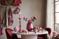 Kuchenschurzen|Pip Studio Flower Festival Schurze Dunkel Rosa