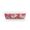 Backgeschirr|Pip Studio Flower Festival Servierschale Rechteckig Dunkel Rosa