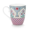Teetassen|Pip Studio Flower Festival Tasse Gross Deco Hell Blau
