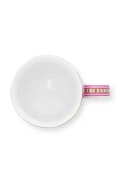 Kaffeetassen|Pip Studio Flower Festival Tasse Klein Rot/Dunkel Rosa