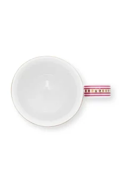 Kaffeetassen|Pip Studio Flower Festival Tasse Klein Dunkel Rosa
