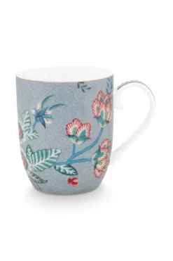 Kaffeetassen|Pip Studio Flower Festival Tasse Klein Hell Blau