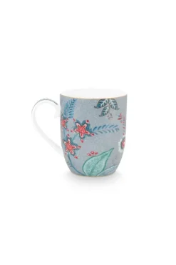 Kaffeetassen|Pip Studio Flower Festival Tasse Klein Hell Blau