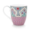Teetassen|Pip Studio Flower Festival Tasse Xl Deco Hell Blau